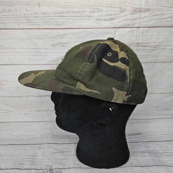 Olive Green Army Color Obey Camo Camouflage Trucker Hat Cap Snapback Hat - Picture 3 of 8